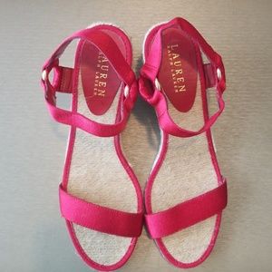 RALPH LAUREN Red sandal